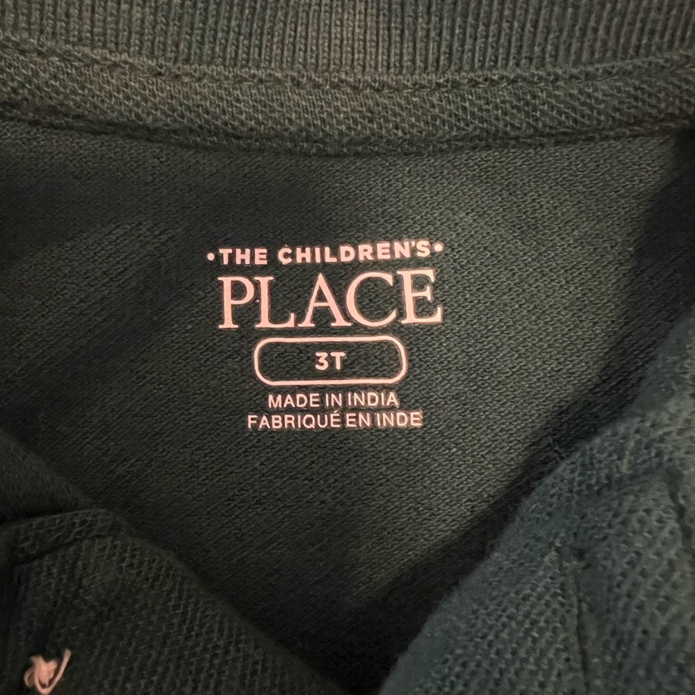 Green long sleeve polo - Picture 2 of 3